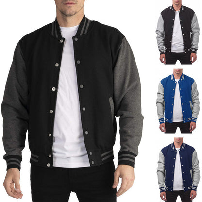 Men Button Up Cardigan Jacket