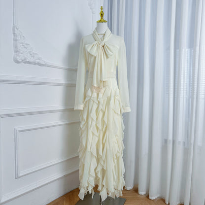 Fringed Elegant Fishtail Skirt