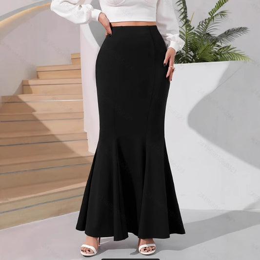Elegante Visstaart Maxi-rok