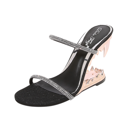 Fashion Rhinestone High Heel Sandals