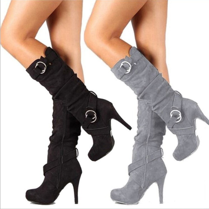 Women's suede boots