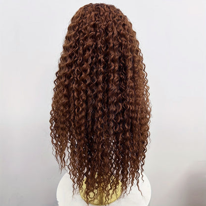 Honey Brown Curly Wig