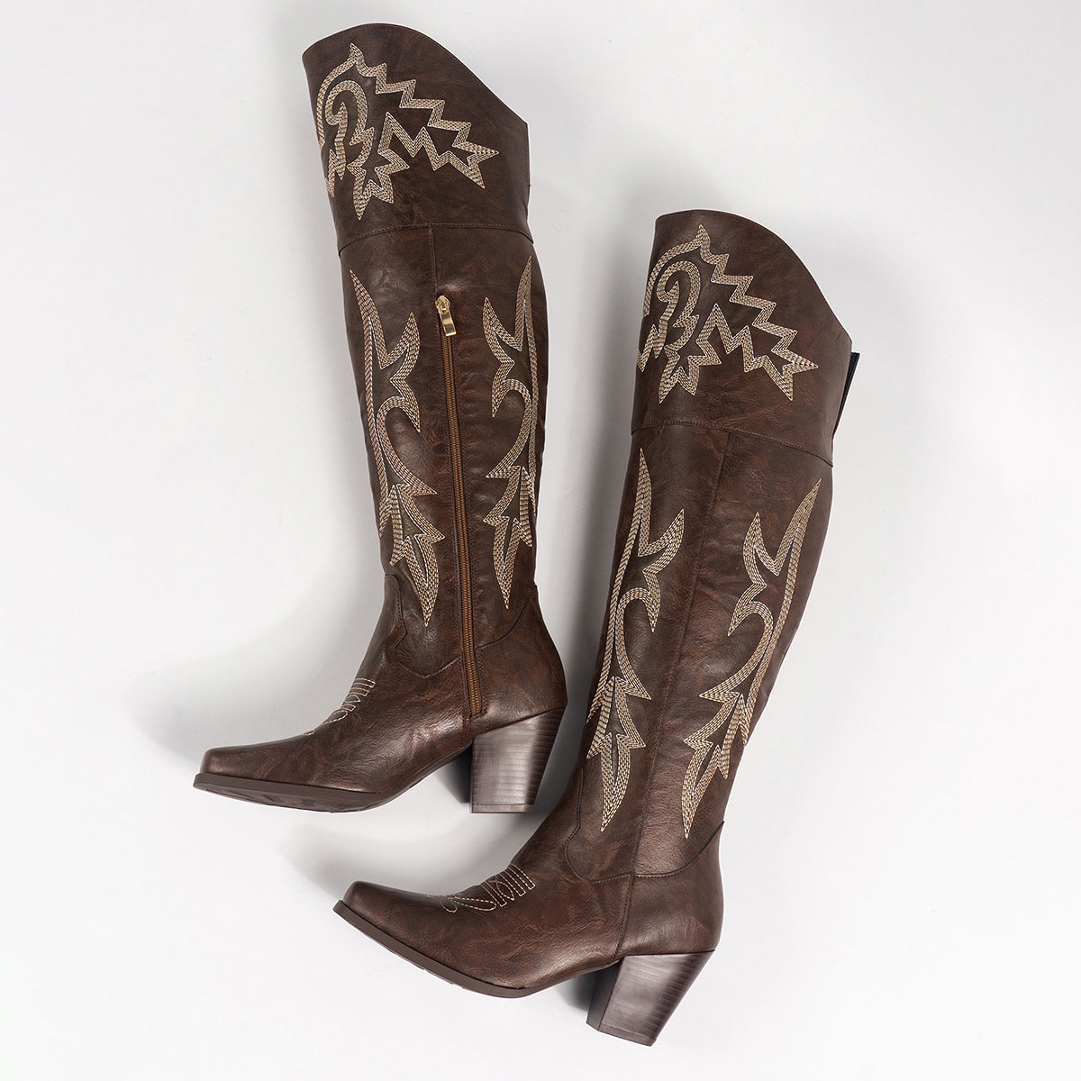 Boots Western Cowboy Boots Knight Boots
