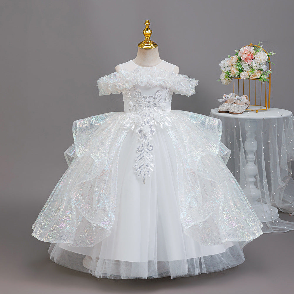 Children Sequin Princess Dress
