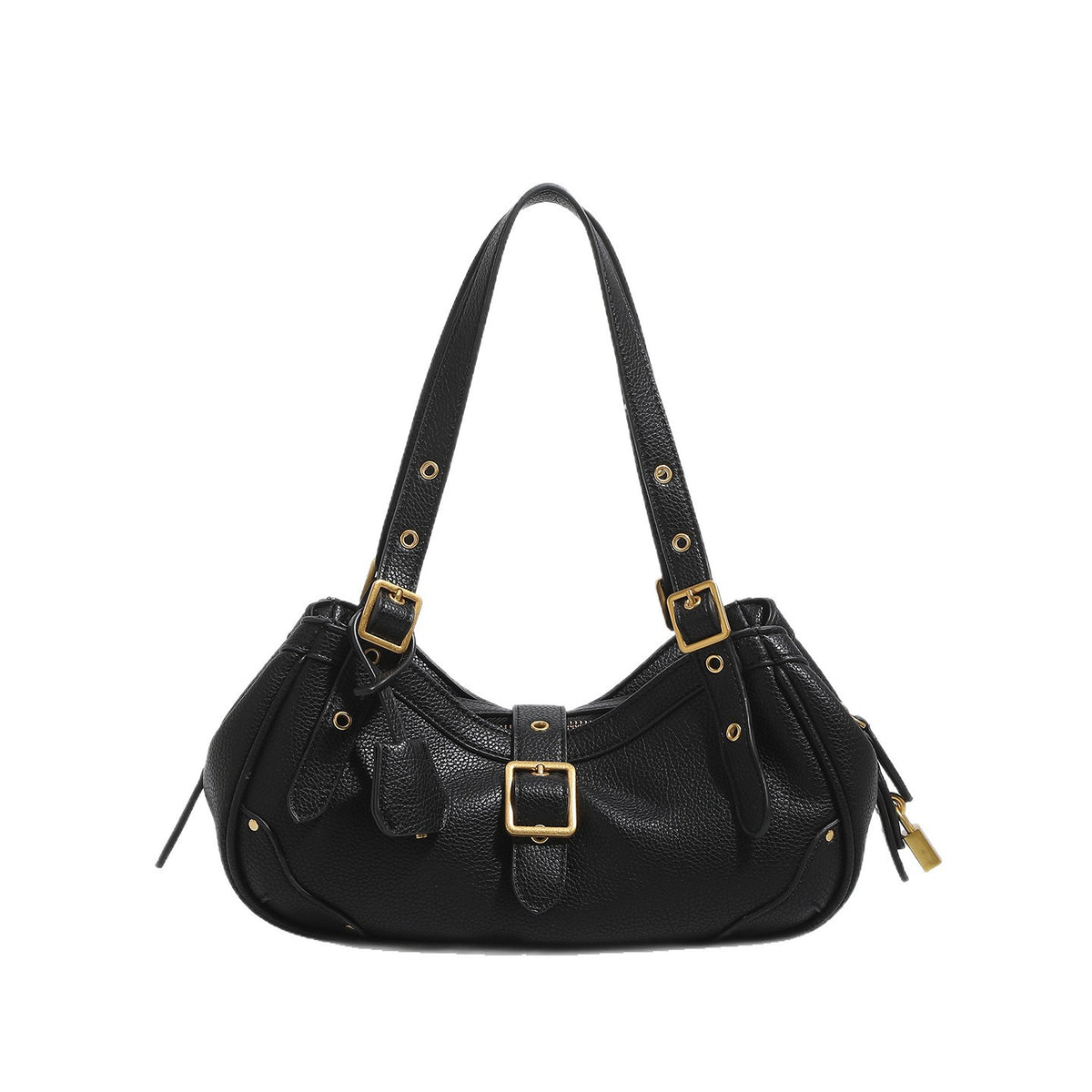 Retro Cowhide Saddle Shoulder Bag