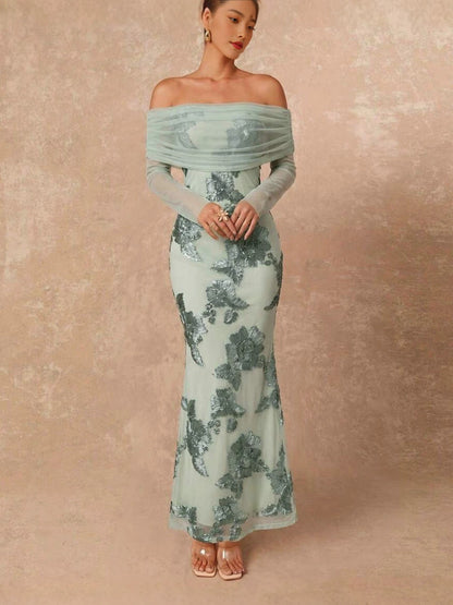 Elegant One Shoulder Bodycon Dress