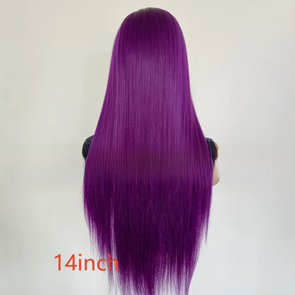 Purple Lace Front Synthetic Wig
