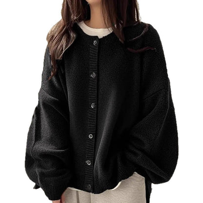 Retro Button Knitted Cardigan
