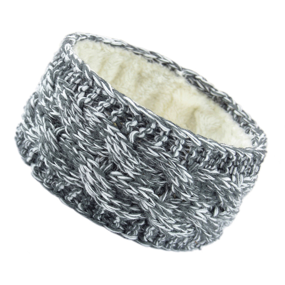 Fluwelen Wol Gebreide Hoofdband