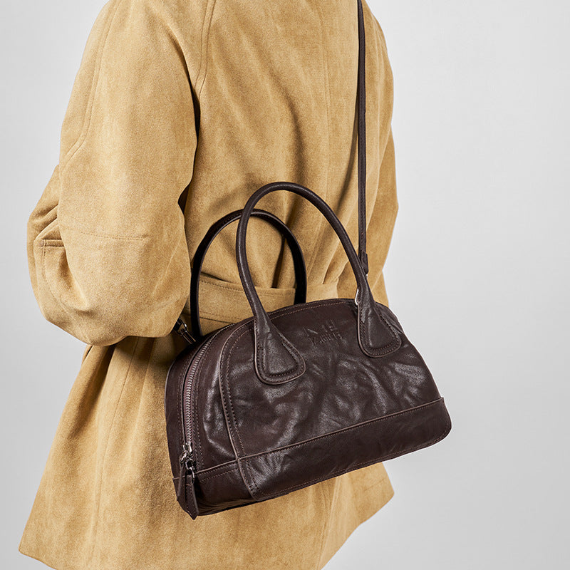 Genuine Leather Crossbody Shoulder Bag