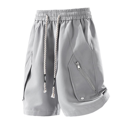 Cargo shorts met trekkoord voor heren