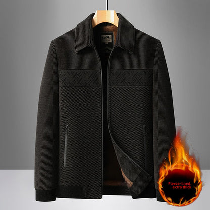Men's chiffon thick-necked blazer