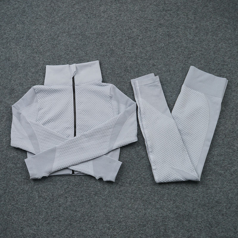 Tweedelige Of Driedelige Stretch Fitnessbroek Sport Yogapak