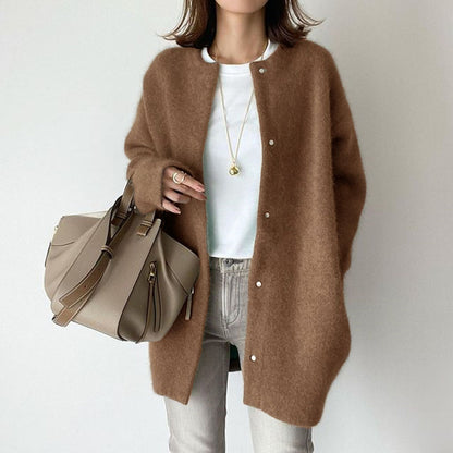 Womens Soft Knit Cardigan Jacket