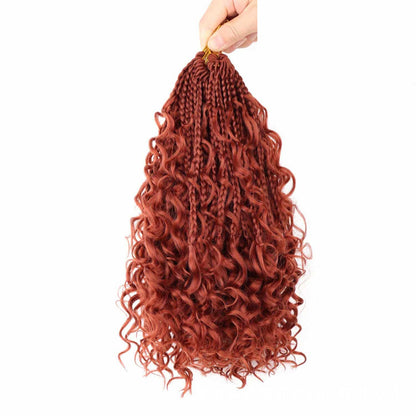 Synthetic fiber braids