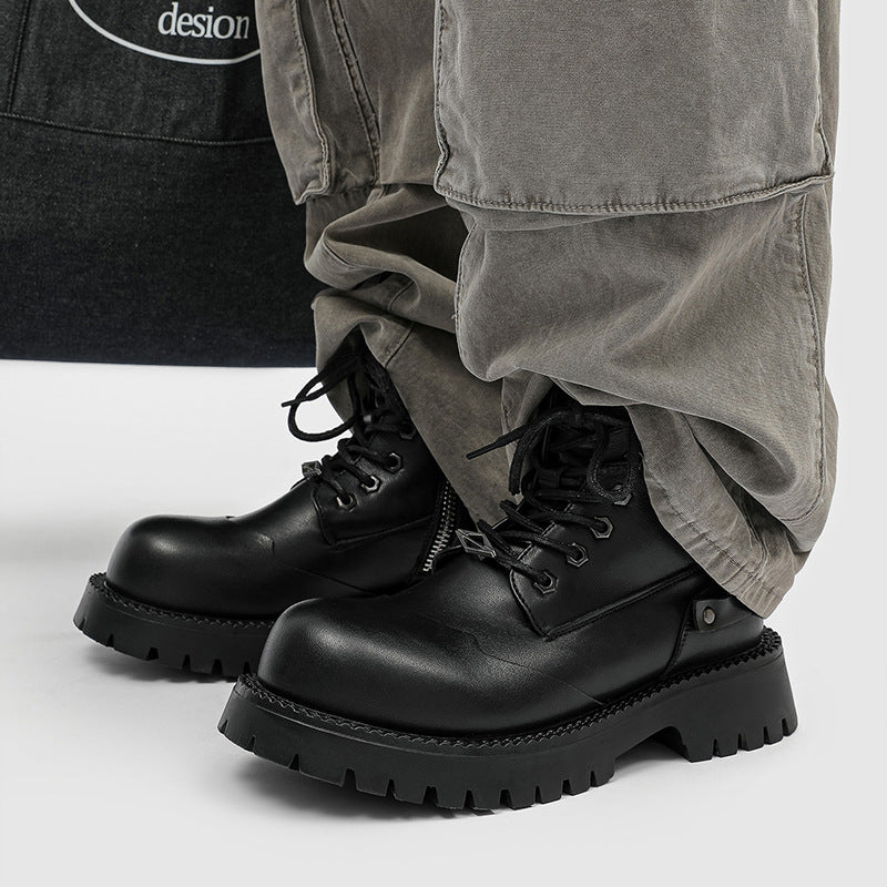 Mens Derby Lace-Up Boots
