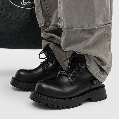 Mens Derby Lace-Up Boots