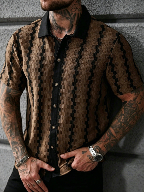 Classic Checkered Short Sleeve Shirt