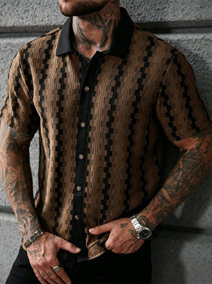 Classic Checkered Short Sleeve Shirt