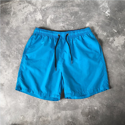 Men Summer Casual Shorts Quick Dry Loose Fit Beach Shorts