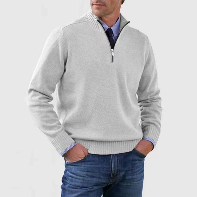 Mens Acrylic Knit Pullover Sweater