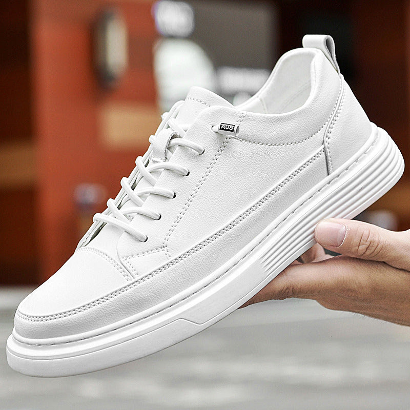 Men's Cowhide Leather Casual Slip-On Shoes
