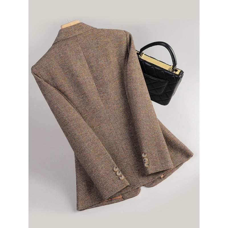 Long Sleeve Womens Blazer with Waist Cinching