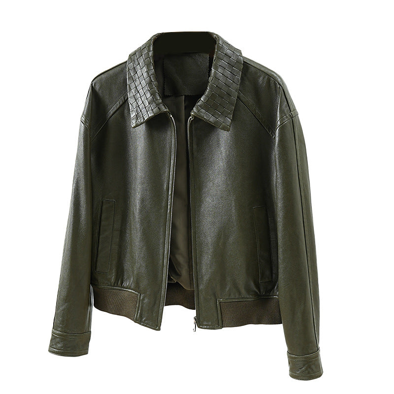 Womens Sheepskin Leather Jacket