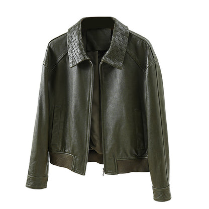 Womens Sheepskin Leather Jacket