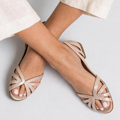 Hollowed-out cool shoes summer flat sandals