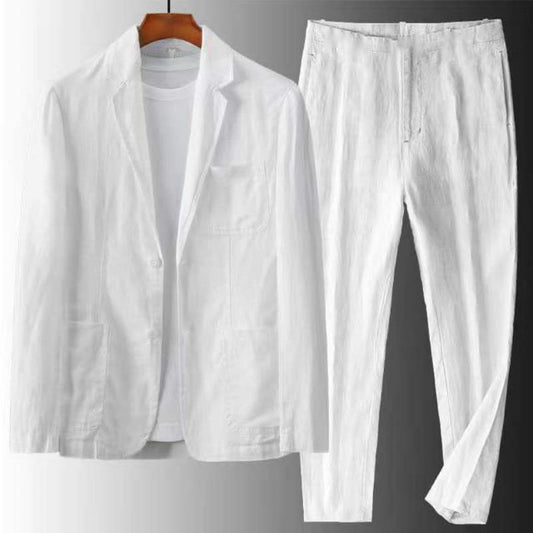 Casual Linen Suit Set for Men