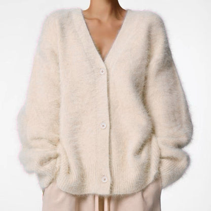 Womens Soft Long Sleeve Cardigan Sweater
