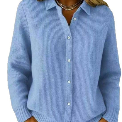 Button Front Knit Cardigan