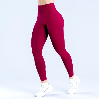Seamless High-Waist Scrunch Butt Lifting Sports Yoga Pants