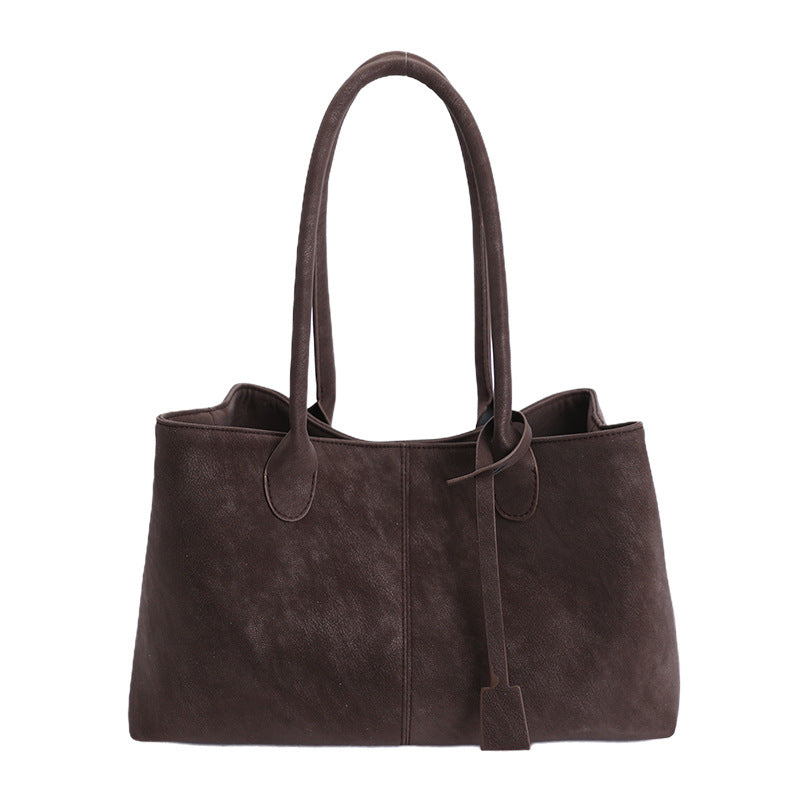 Retro Women Shoulder Bag Large Capacity Tote
