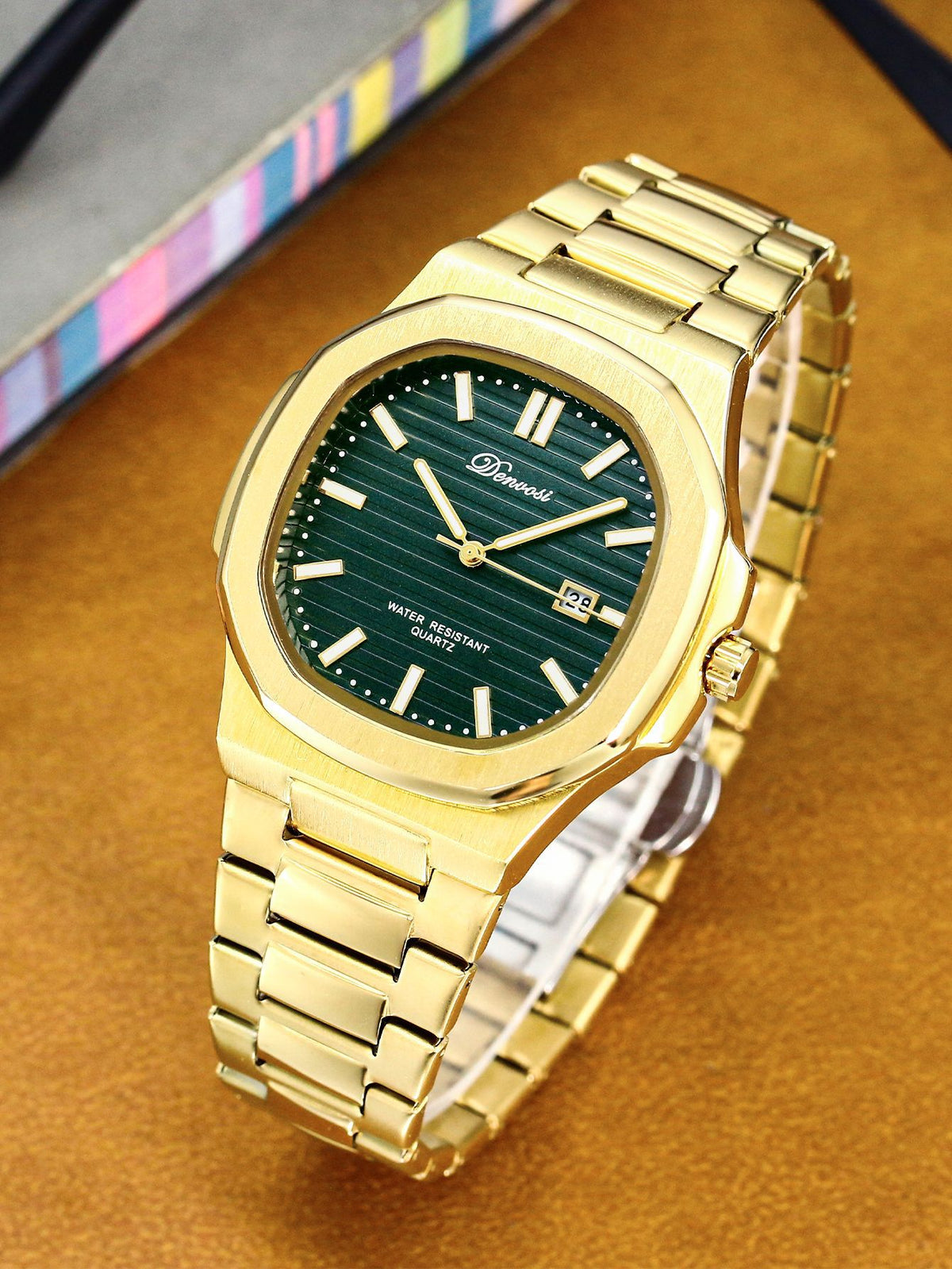 Zakelijk klassiek Nautilus lichtgevend horloge voor heren