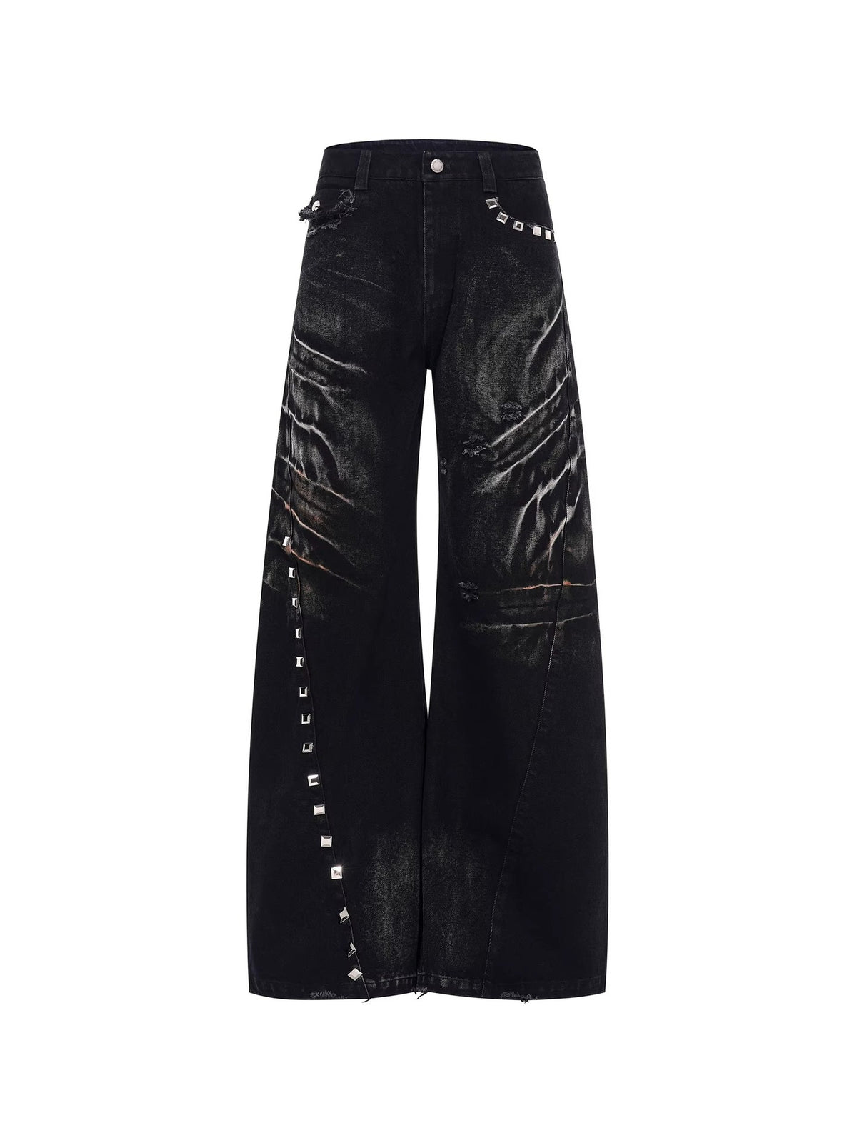 Vintage washed denim jeans