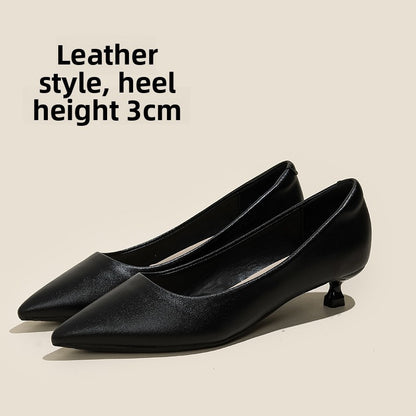 Women's Sheepskin Stiletto High Heels