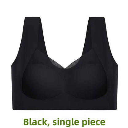 Wireless Seamless Push-Up Bra Ice Silk Lingerie