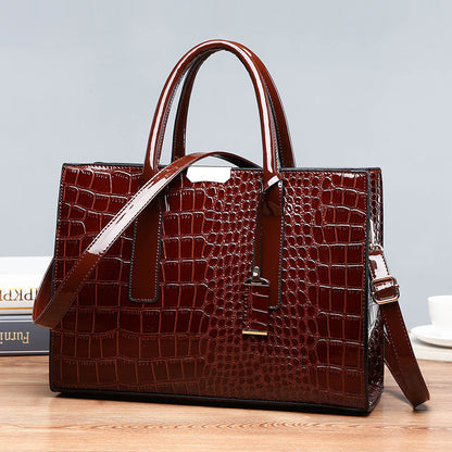 Embossed Bag Three-piece Shoulder Bag Crossbody Handbag