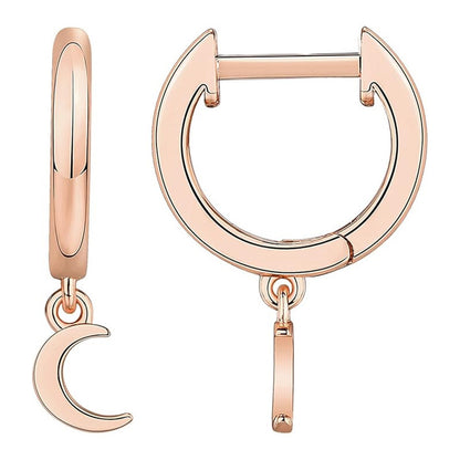 Brass Electroplated Zircon Stud Earrings