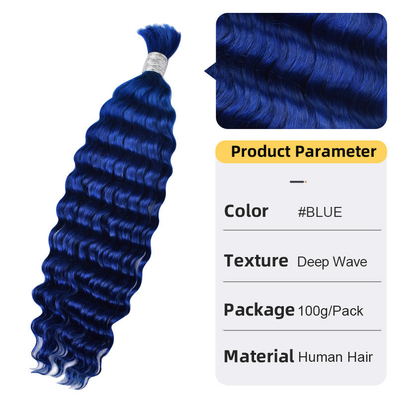 Deep Wave Real Hair Dreadlocks Braids