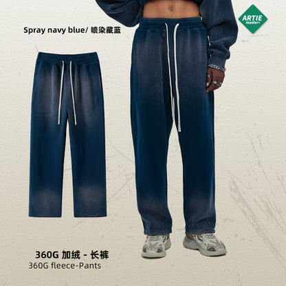 Spray Dyed Distressed Joggers Unisex