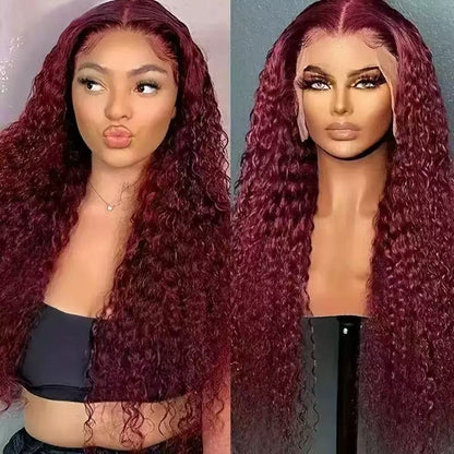 Women's Lace Front Wig Long Curly Hair Natural Wave