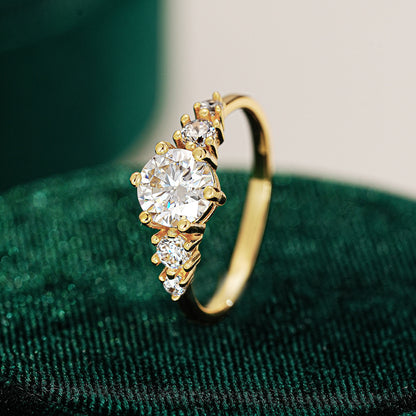 Ring van sterling zilver (S925) met edelsteen
