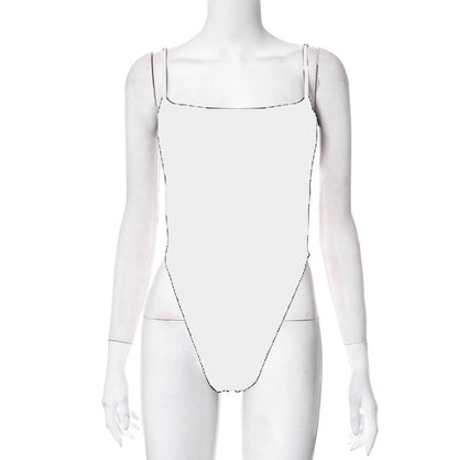 Womens Sleeveless Backless Jumpsuit