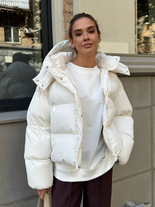Womens Hooded Cotton Jacket