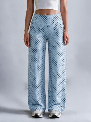 Women's Brushed Fabric High-Waisted Wide-Leg Yoga Running Pants