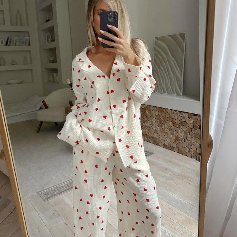 Womens Cotton Pajama Set