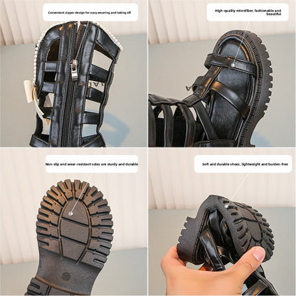 Girls Gladiator Sandals Summer Fashion